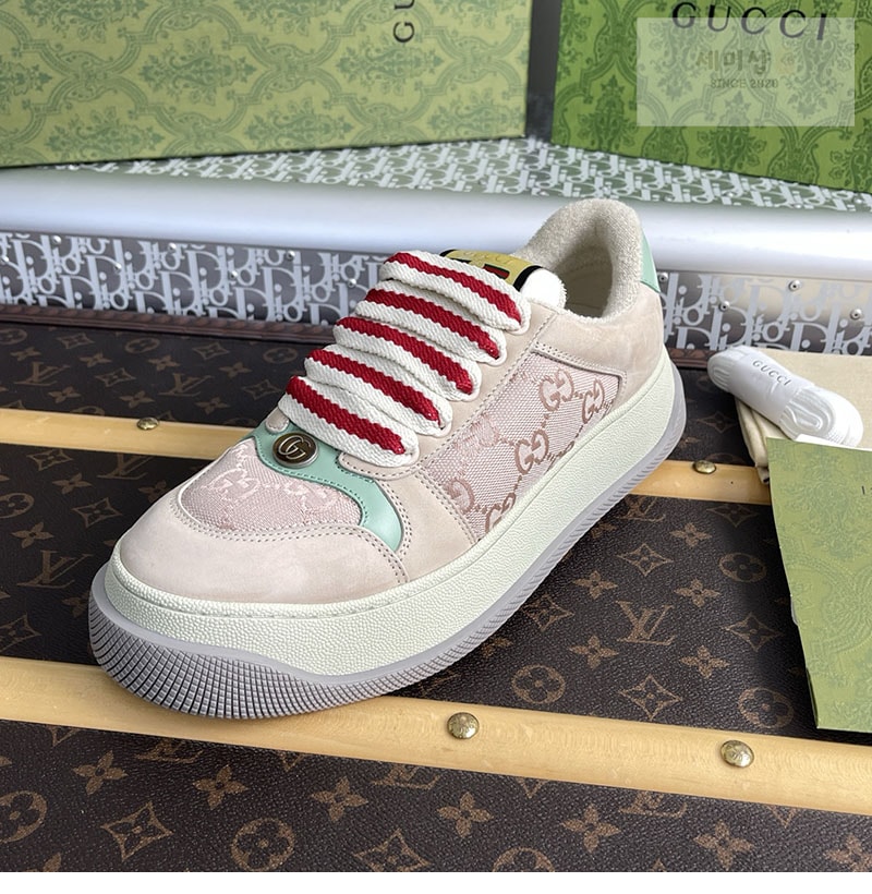 Gucci 구찌 GG 캔버스 스크리너 스니커즈 신발 5번 이미지
