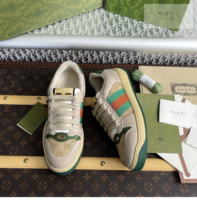 Gucci 구찌 GG 캔버스 스크리너 스니커즈 신발 3번 이미지