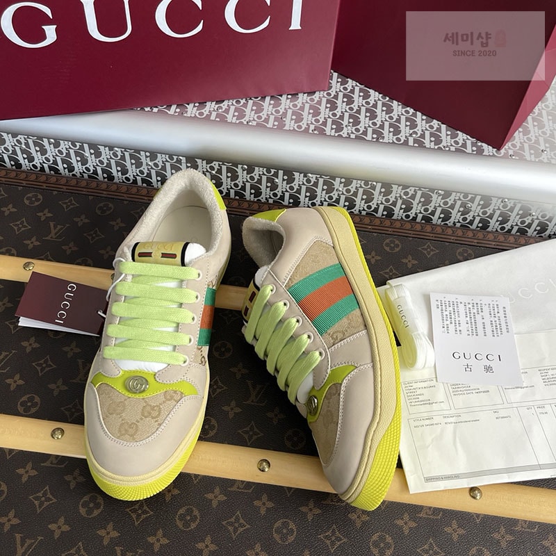 Gucci 구찌 GG 캔버스 스크리너 스니커즈 신발 14번 이미지