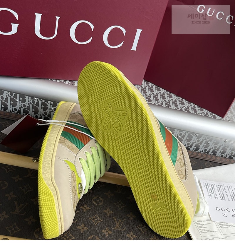 Gucci 구찌 GG 캔버스 스크리너 스니커즈 신발 9번 이미지