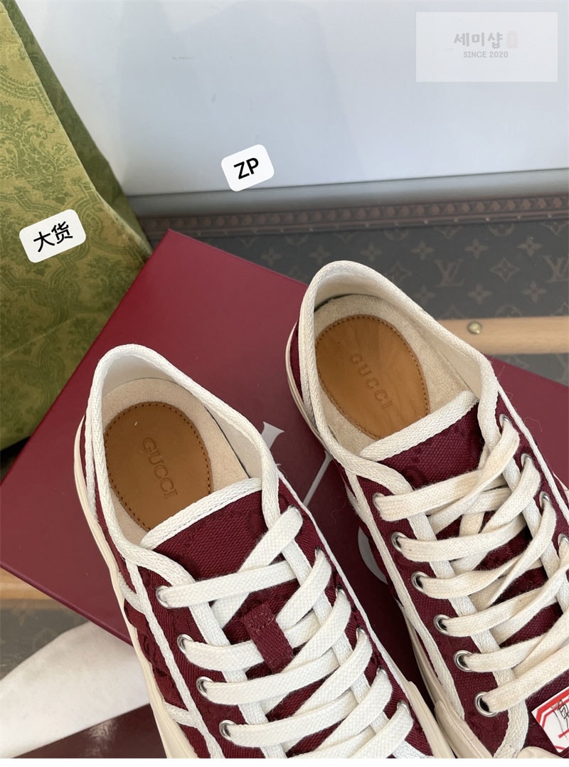 Gucci 구찌 GG 캔버스 여성 청키 스니커즈 화이트 신발 18번 이미지