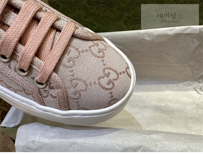 Gucci 구찌 GG 캔버스 1977 테니스 청키 솔 스니커즈 신발 12번 이미지