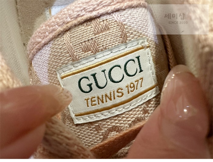 Gucci 구찌 GG 캔버스 1977 테니스 청키 솔 스니커즈 신발 17번 이미지