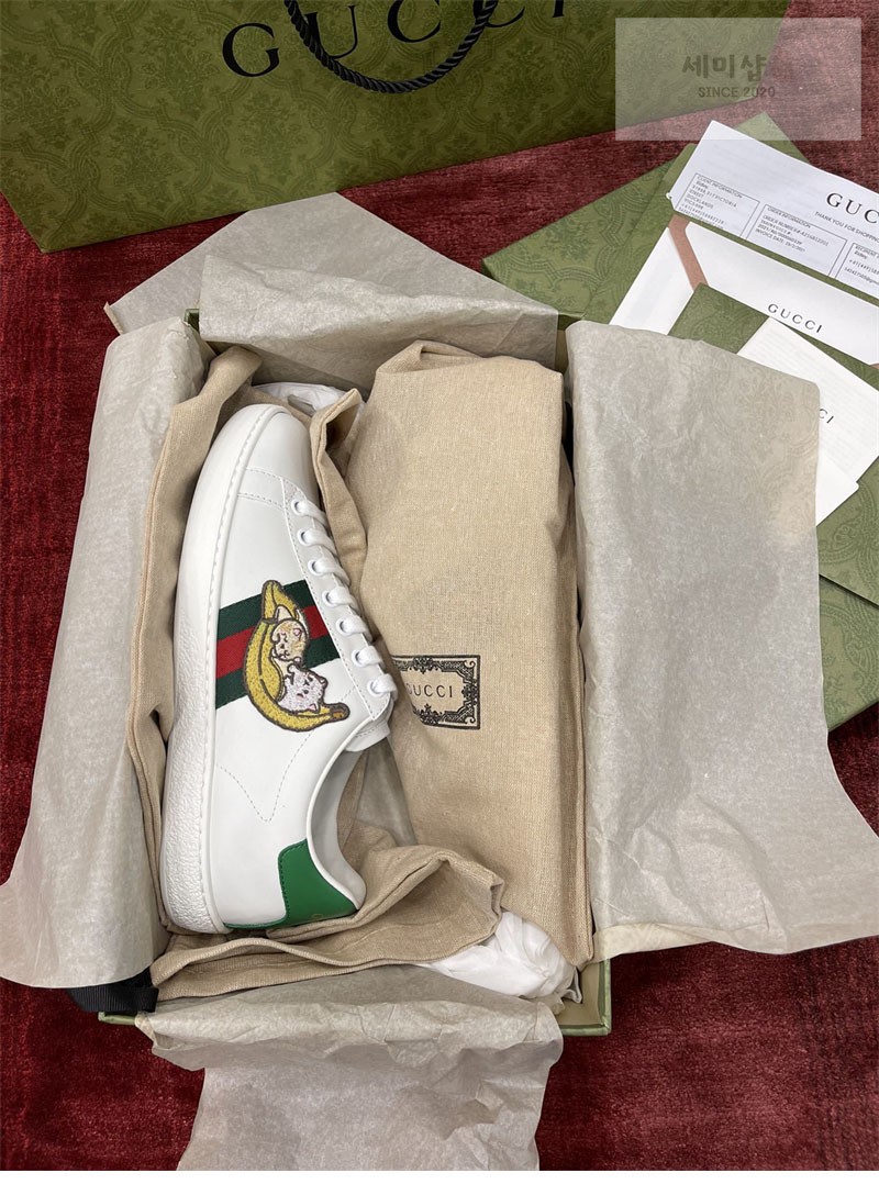 Gucci 구찌 x 바나냐 에이스 스니커즈 바나냐 신발 5번 이미지