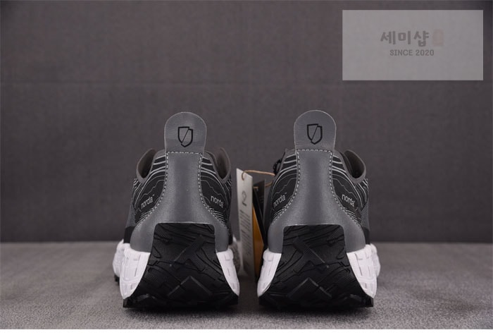 기타 노다 001 스니커즈 블랙/그레이 Anti Slip Wear Resistant 신발 4번 이미지