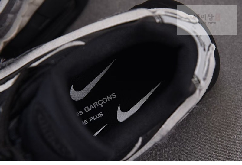 Comme Des Garcons 나이키 x 꼼데가르송 에어맥스 95 블랙 그레이 CU8406-101 신발 8번 이미지
