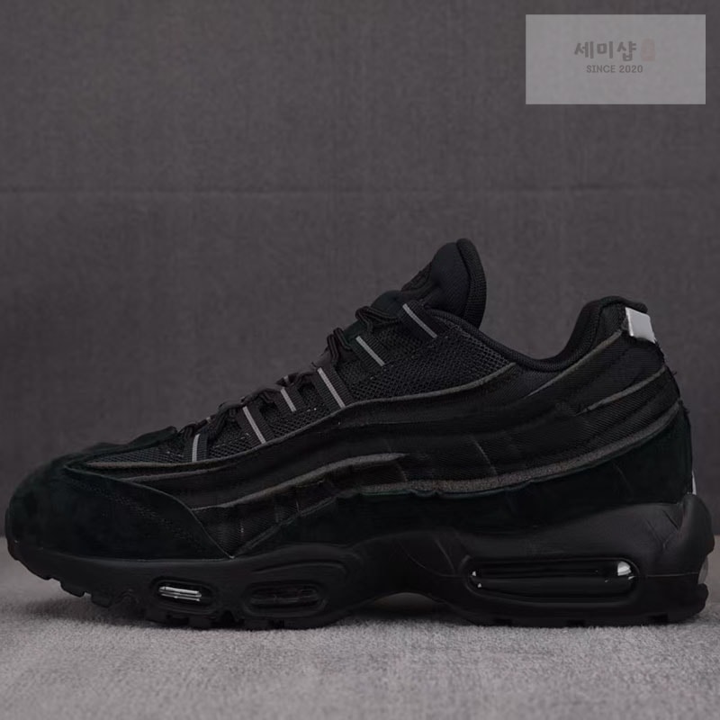 Comme Des Garcons 나이키 x 꼼데가르송 에어맥스 95 블랙 CU8406-001 신발 14번 이미지