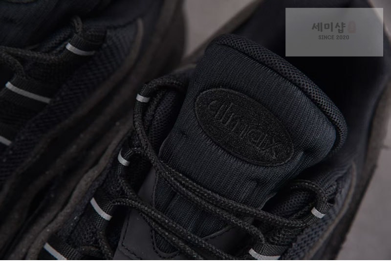 Comme Des Garcons 나이키 x 꼼데가르송 에어맥스 95 블랙 CU8406-001 신발 8번 이미지