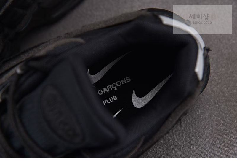 Comme Des Garcons 나이키 x 꼼데가르송 에어맥스 95 블랙 CU8406-001 신발 9번 이미지