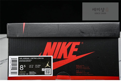 Nike 나이키 에어조던1 레트로 로우 OG 게임로얄 CZ0790-140 신발 31번 이미지