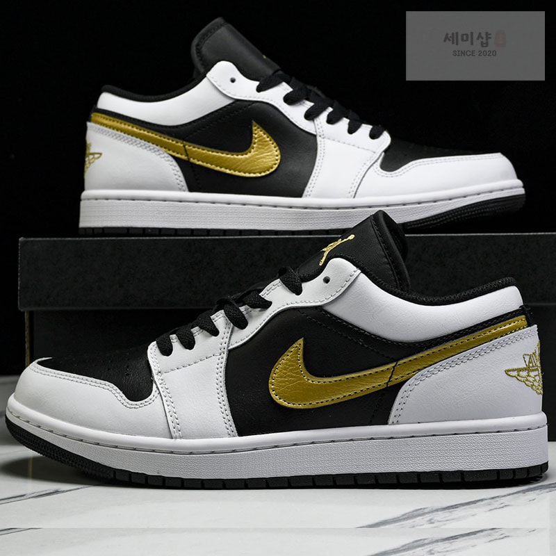 Nike 나이키 에어조던1 로우 메탈릭 골드 553558-172 신발 1번 이미지