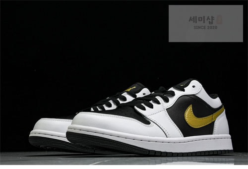 Nike 나이키 에어조던1 로우 메탈릭 골드 553558-172 신발 3번 이미지
