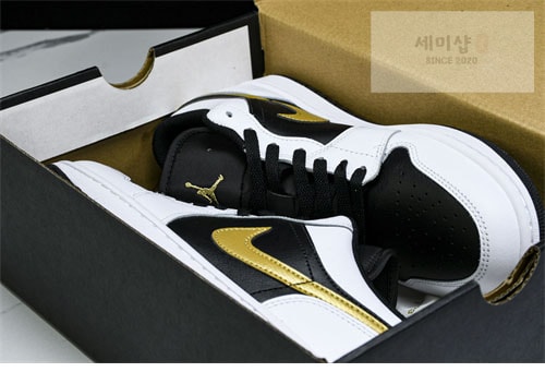 Nike 나이키 에어조던1 로우 메탈릭 골드 553558-172 신발 20번 이미지