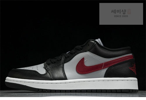 Nike 나이키 에어조던1 로우 울프그레이 짐 레드 DC0774-062 신발 9번 이미지
