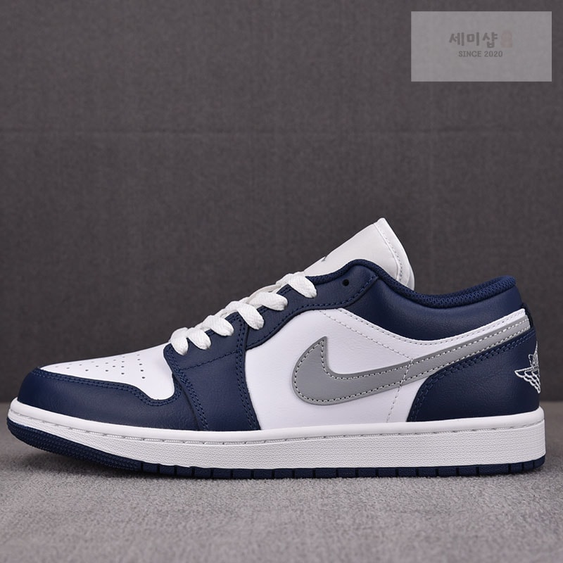 Nike 나이키 에어조던1 로우 울프 그레이 미드나잇 네이비 신발 1번 이미지