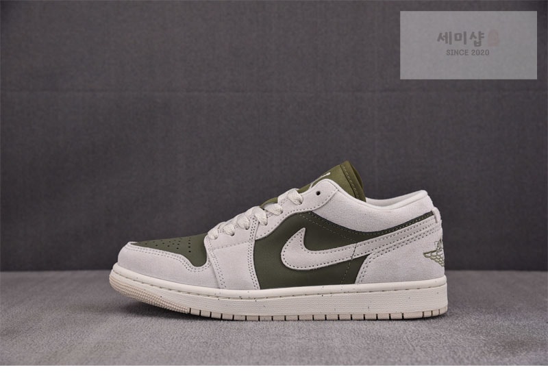 Nike 나이키 에어조던1 로우 SE 미디엄 올리브 HV4089-201 신발 6번 이미지