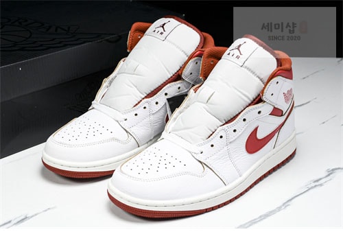 Nike 나이키 에어조던1 미드 SE 메탈릭 레드 FJ3458-160 신발 17번 이미지