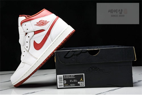 Nike 나이키 에어조던1 미드 SE 메탈릭 레드 FJ3458-160 신발 19번 이미지