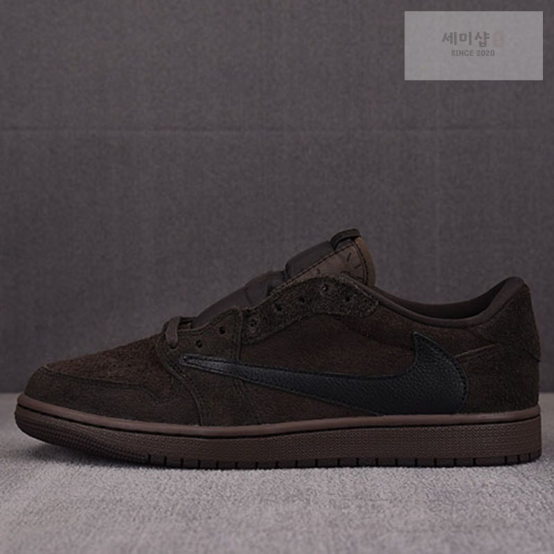 Nike 나이키 에어조던1 x 트래비스 스캇 로우 OG 벨벳 브라운 DM7866-202 신발 12번 이미지