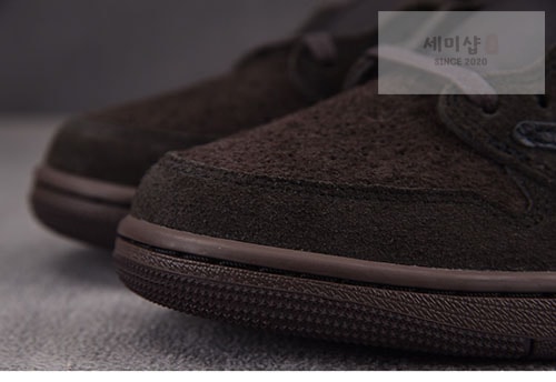Nike 나이키 에어조던1 x 트래비스 스캇 로우 OG 벨벳 브라운 DM7866-202 신발 8번 이미지