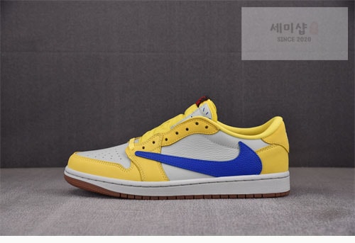 Nike 나이키 에어조던1 x 트레비스 스캇 로우 og 카나리 신발 2번 이미지