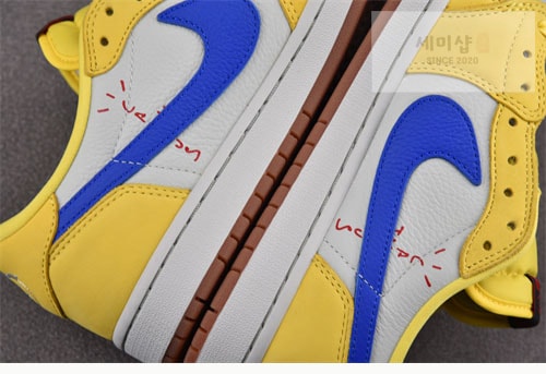 Nike 나이키 에어조던1 x 트레비스 스캇 로우 og 카나리 신발 15번 이미지