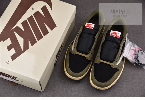 Nike 나이키 에어조던1 x 트레비스 스캇 로우 og 신발 6번 이미지