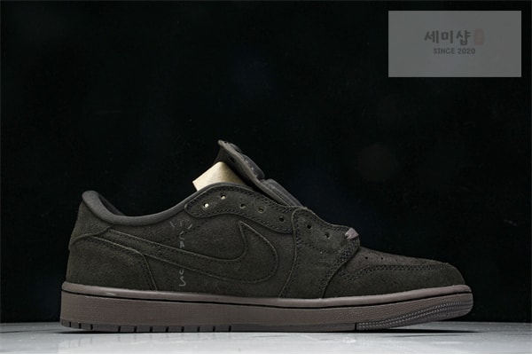 Nike 나이키 에어조던1 x 트레비스 스캇 OG SP “벨벳 브라운” 신발 7번 이미지