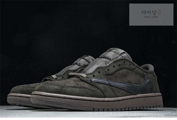 Nike 나이키 에어조던1 x 트레비스 스캇 OG SP “벨벳 브라운” 신발 8번 이미지