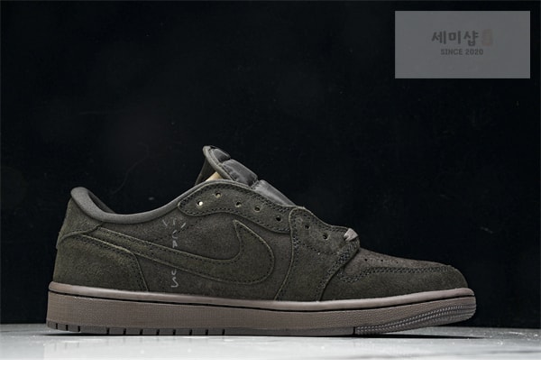 Nike 나이키 에어조던1 x 트레비스 스캇 OG SP “벨벳 브라운” 신발 9번 이미지