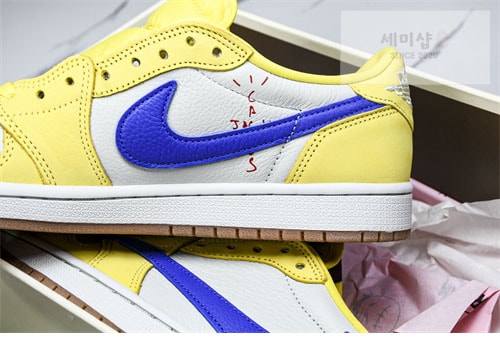 Nike 나이키 에어조던1 x 트레비스 스캇 OG WMNS “카나리” 신발 21번 이미지