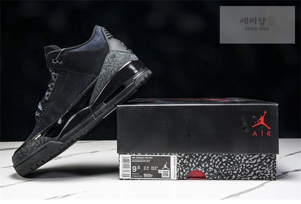 Nike 나이키 에어조던3 레트로 “블랙 캣” 신발 25번 이미지