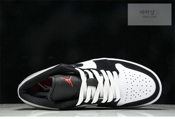 Nike 나이키 에어조던 1 로우 SE “메탈릭 블랙 화이트” 신발 3번 이미지