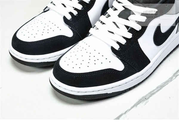 Nike 나이키 에어조던 1 로우 SE “메탈릭 블랙 화이트” 신발 12번 이미지
