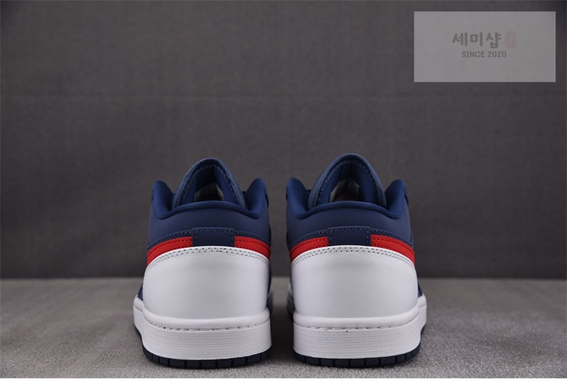나이키 나이키 에어조던 1 로우 SE USA 미드나잇 네이비 짐 레드 화이트 CZ8454-400 신발 10번 이미지
