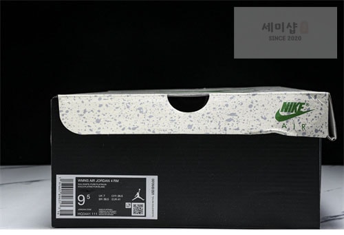Nike 나이키 에어조던 4 RM 화이트 메탈릭 실버 신발 30번 이미지