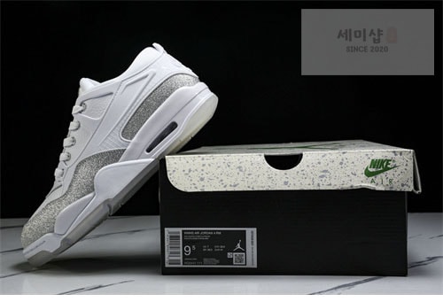 Nike 나이키 에어조던 4 RM 화이트 메탈릭 실버 신발 26번 이미지