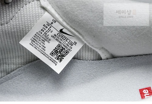 Nike 나이키 에어포스1 x 슈프림 로우 화이트 신발 9번 이미지