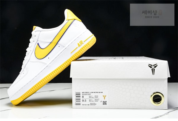 Nike 나이키 에어포스 1 x 코비 브라이언트 로우 레트로 QS 신발 25번 이미지