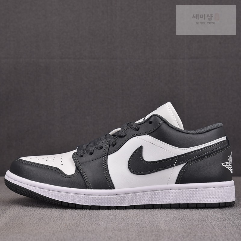 Nike 나이키 에어 조던 1 로우 아이언 그레이/서밋 화이트 553558-044 신발 1번 이미지