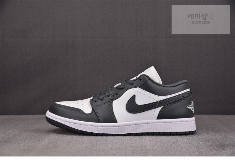 Nike 나이키 에어 조던 1 로우 아이언 그레이/서밋 화이트 553558-044 신발 2번 이미지