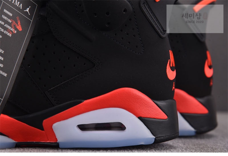 Nike 나이키 에어 조던 6 레트로 블랙 인프라레드 CT8529-001 신발 2번 이미지
