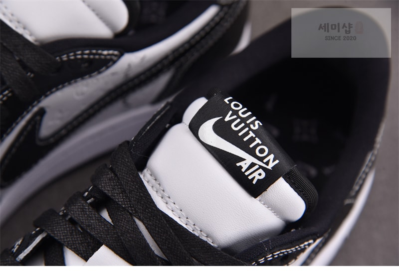 Nike 나이키 커스텀 에어조던 1 로우 x 루이비통 x 트래비스 스캇 DL2211-001 신발 7번 이미지