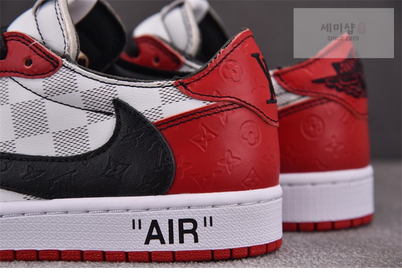 Nike 나이키 커스텀 에어조던 1 로우 x 루이비통 x 트래비스 스캇 DZ2403-006 신발 13번 이미지