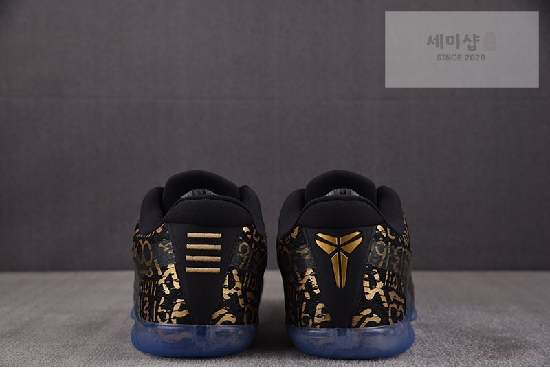 Nike 나이키 코비 11 프로트로 블랙 앤 메탈릭 골드 IU4902-900 신발 6번 이미지