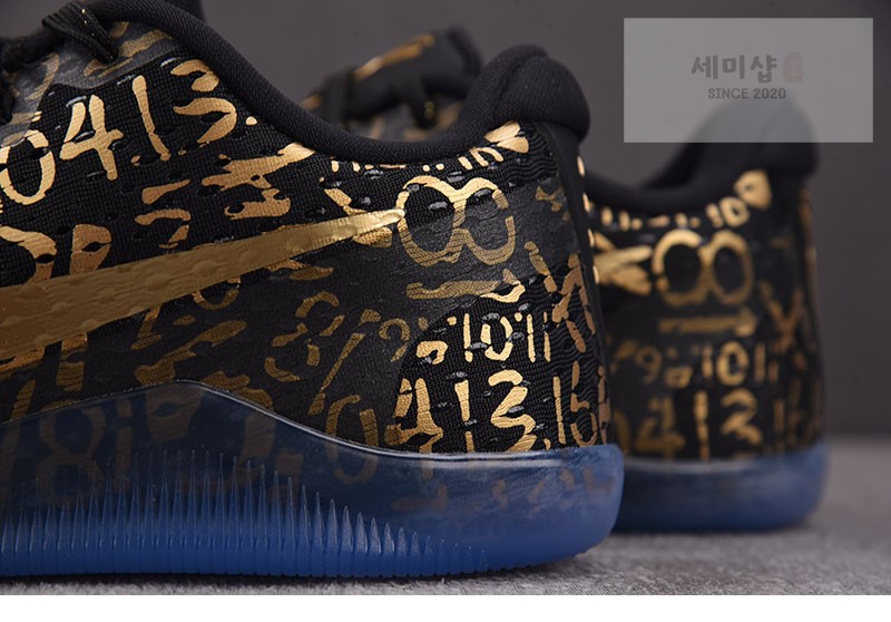 Nike 나이키 코비 11 프로트로 블랙 앤 메탈릭 골드 IU4902-900 신발 14번 이미지