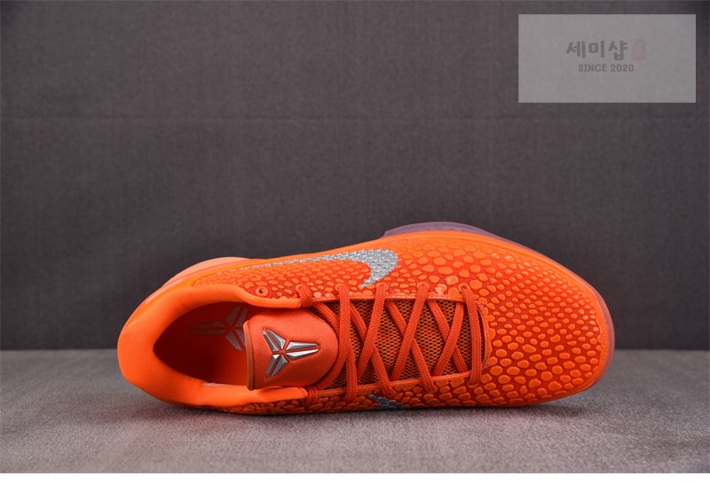 Nike 나이키 코비 6 프로트로 토탈 오렌지 신발 4번 이미지