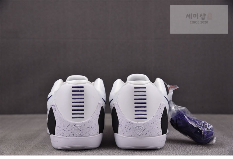 Nike 나이키 코비 9 엘리트 로우 EM 프로트로 화이트 코트 퍼플 IH1401-100 신발 7번 이미지