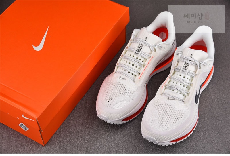 Nike 나이키 페가수스 프리미엄 서밋 화이트 브라이트 크림슨 HQ2592-101 신발 12번 이미지