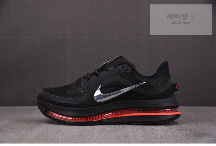 Nike 나이키 페가수스 프리미엄 에어스케이프 러닝슈즈 블랙 브라이트 크림슨 신발 1번 이미지